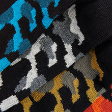 Load image into Gallery viewer, 7 Pack Black Camo Cotton Rich Socks - Allsport