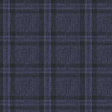 Load image into Gallery viewer, Blue Skinny Fit Check Suit: Jacket - Allsport