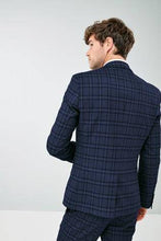 Load image into Gallery viewer, BLUE CHECK SUIT JACKET - Allsport