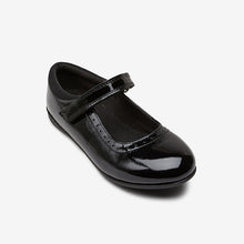 Load image into Gallery viewer, Black Patent School Leather Mary Jane Brogues (Older Boys)