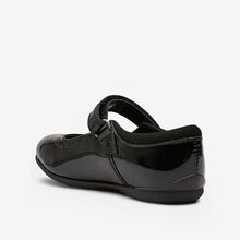Load image into Gallery viewer, Black Patent School Leather Mary Jane Brogues (Older Boys)