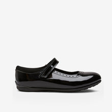 Load image into Gallery viewer, Black Patent School Leather Mary Jane Brogues (Older Boys)