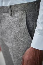 Load image into Gallery viewer, Grey Slim Fit Donegal Suit: Trousers - Allsport