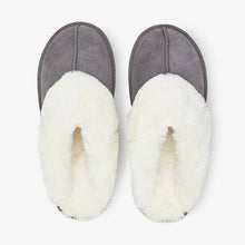Load image into Gallery viewer, Grey Suede Mule Slippers - Allsport