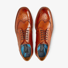 Load image into Gallery viewer, Tan Modern Heritage Leather Brogue Shoes - Allsport