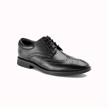Load image into Gallery viewer, Black School Leather Brogues (Older Boys)
