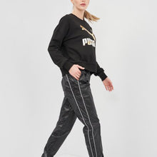 Load image into Gallery viewer, Sweatshirt Classics Logo Crew Neck Women's Sweater - Black - Allsport