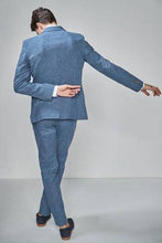 Load image into Gallery viewer, Navy Jacket Linen Blend Skinny Fit - Allsport