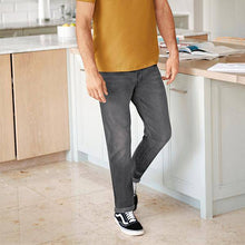 Load image into Gallery viewer, Dark Grey Slim Fit Motion Flex Stretch Jeans - Allsport