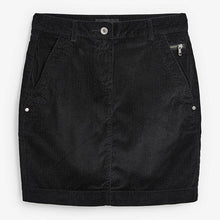Load image into Gallery viewer, Black Cord Mini Skirt - Allsport