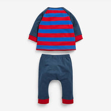 Load image into Gallery viewer, Navy Dinosaur Baby T-Shirt and Leggings Set (0mths-18mths) - Allsport