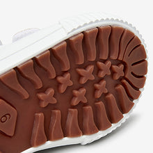 Load image into Gallery viewer, White Bumper Toe Trainers (younger girls) - Allsport