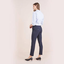 Load image into Gallery viewer, Navy Tailored Slim Trousers - Allsport
