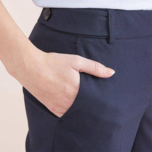 Load image into Gallery viewer, Navy Tailored Slim Trousers - Allsport