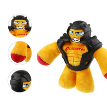 Load image into Gallery viewer, Yellow
&#39;Gladiator&#39;
Squeaker Inside&#39;
M size
Plush/TPR - Allsport

