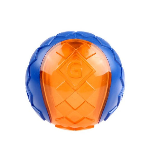GiGwi Ball with Squeaker blue/orange (S - L) - Allsport
