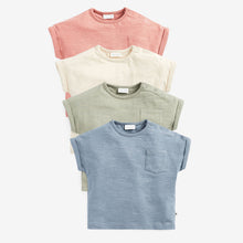 Load image into Gallery viewer, Multi Neutral 4 Pack T-Shirts (0mths-18mths) - Allsport