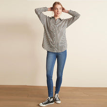 Load image into Gallery viewer, Dark Blue Jersey Denim Leggings - Allsport