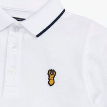 Load image into Gallery viewer, White Short Sleeve Polo Shirt (3-12yrs)
