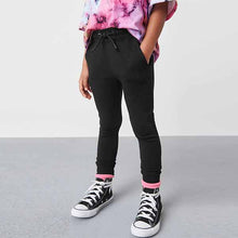 Load image into Gallery viewer, Black Skinny Fit Joggers (3-12yrs)
