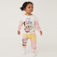 Load image into Gallery viewer, Colourblock Minnie Mouse License Sweater And Joggers Co-ord Set (3mths-5yrs) - Allsport