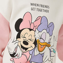 Load image into Gallery viewer, Colourblock Minnie Mouse License Sweater And Joggers Co-ord Set (3mths-5yrs) - Allsport