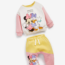 Load image into Gallery viewer, Colourblock Minnie Mouse License Sweater And Joggers Co-ord Set (3mths-5yrs) - Allsport