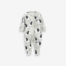 Load image into Gallery viewer, Green 3 Pack Multi Print Sleepsuits (0mths-12mths) - Allsport