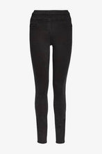 Load image into Gallery viewer, Black Super Stretch Soft Sculpt Pull-On Denim Leggings - Allsport