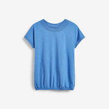 Load image into Gallery viewer, Blue Bubble Hem T-Shirt - Allsport
