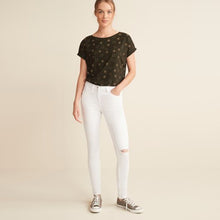 Load image into Gallery viewer, White Ripped Skinny Jeans - Allsport