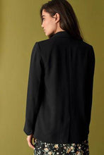 Load image into Gallery viewer, Black Relaxed Soft Crepe Blazer - Allsport