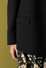 Load image into Gallery viewer, Black Relaxed Soft Crepe Blazer - Allsport