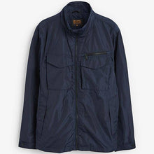 Load image into Gallery viewer, Navy Utility Style Funnel Neck Jacket - Allsport