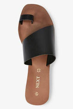 Load image into Gallery viewer, Black Toe Loop Mules - Allsport