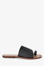 Load image into Gallery viewer, Black Toe Loop Mules - Allsport
