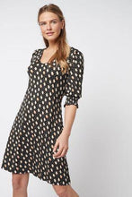 Load image into Gallery viewer, Monochrome Spot Vintage Style Dress - Allsport