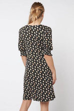 Load image into Gallery viewer, Monochrome Spot Vintage Style Dress - Allsport