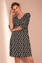 Load image into Gallery viewer, Monochrome Spot Vintage Style Dress - Allsport