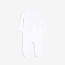 Load image into Gallery viewer, White Ecru Daddy Single Baby Sleepsuit (0-12mths) - Allsport