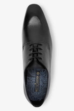 Load image into Gallery viewer, BLACK LEATHER DERBY SHOES - Allsport