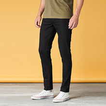 Load image into Gallery viewer, Authentic Solid Black Skinny Fit Stretch Jeans - Allsport