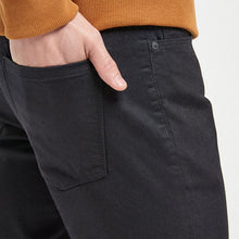 Load image into Gallery viewer, Solid Black Skinny Fit Stretch Jeans - Allsport