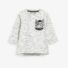 Load image into Gallery viewer, 3 Pack Long Sleeve Character Tan Safari T-Shirts (3mths-5yrs) - Allsport