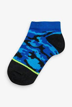 Load image into Gallery viewer, Multi 7 Pack Cotton Rich Camo Trainer Socks - Allsport