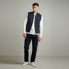Load image into Gallery viewer, Navy Shower Resistant Tipped Gilet