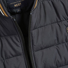 Load image into Gallery viewer, Navy Shower Resistant Tipped Gilet