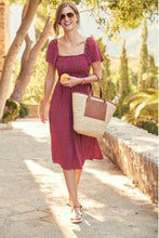 Load image into Gallery viewer, Berry Spot Off The Shoulder Dress - Allsport