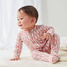 Load image into Gallery viewer, Pink 2 Pack Bunny Zip Sleepsuits (0mths-18mths) - Allsport