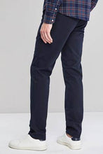 Load image into Gallery viewer, Navy Straight Fit Stretch Chinos - Allsport